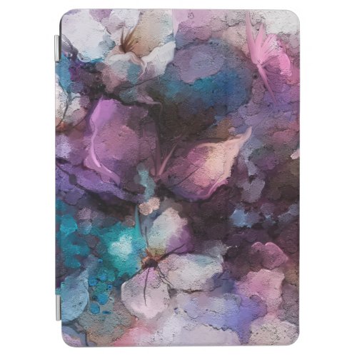 Abstract colorful oil acrylic painting of spring  iPad air cover