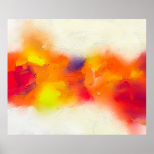 Abstract colorful oil painting on canvas texture.  poster