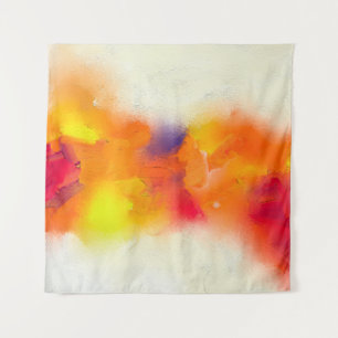 Abstract colorful oil painting on canvas texture. tapestry