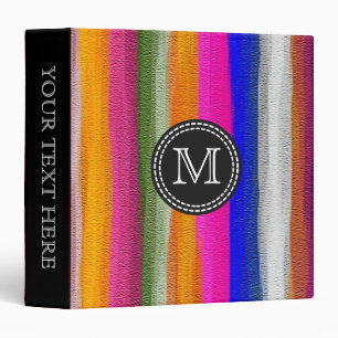 Abstract Colorful Painted Pastel #9 Binder
