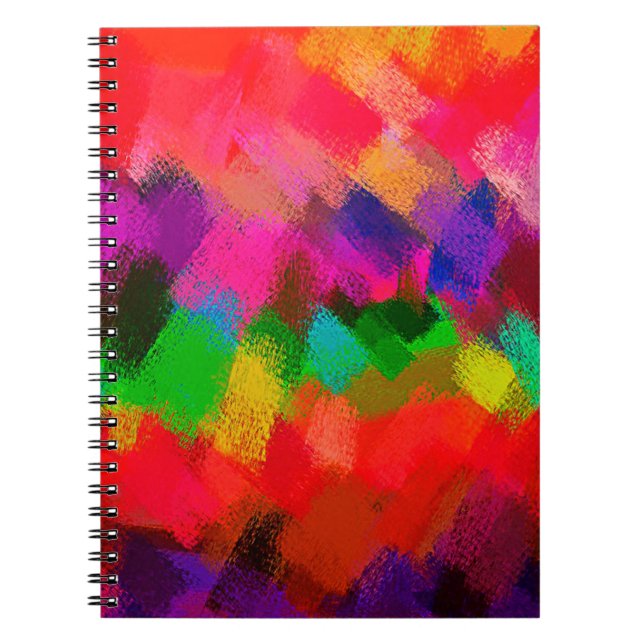 Abstract Colorful Painting #2 Notebook (Front)