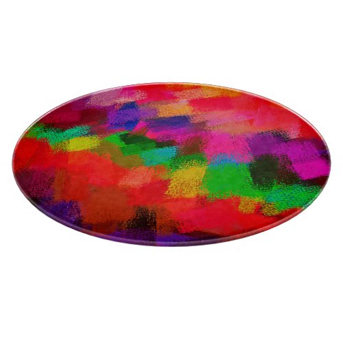 Abstract Colorful Painting 3 Cutting Board