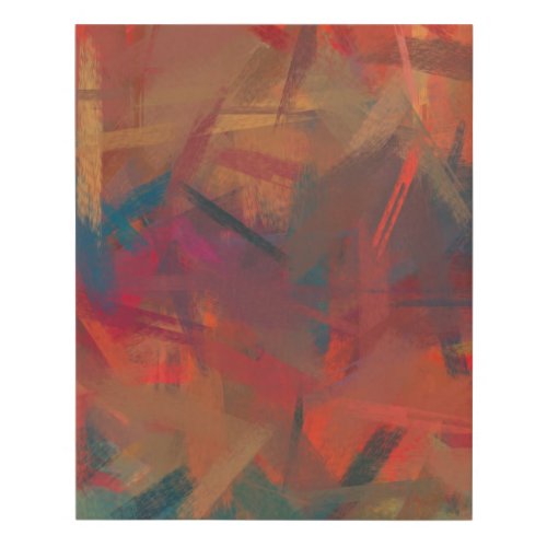 Abstract Colorful Painting 3 Faux Canvas Print