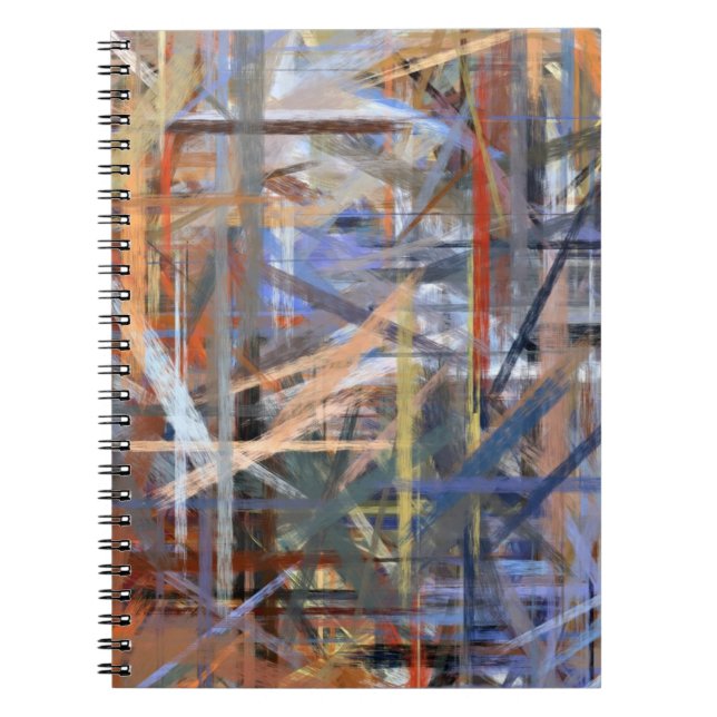 Abstract Colorful Painting #3 Notebook (Front)
