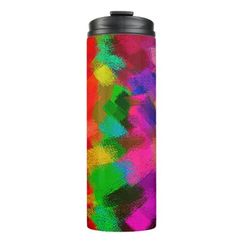 Abstract Colorful Painting 3 Thermal Tumbler