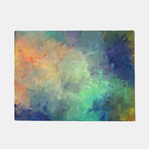 Abstract Colorful Painting 5 Doormat