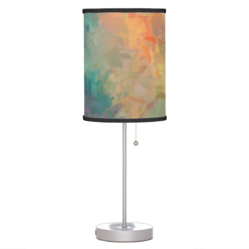 Abstract Colorful Painting 5 Table Lamp