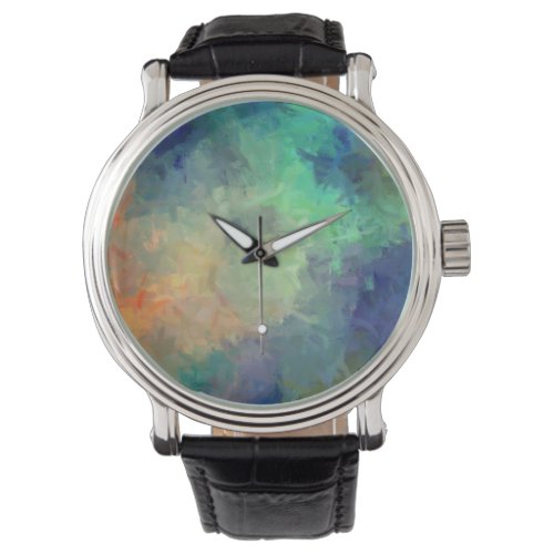 Abstract Colorful Painting 5 Watch