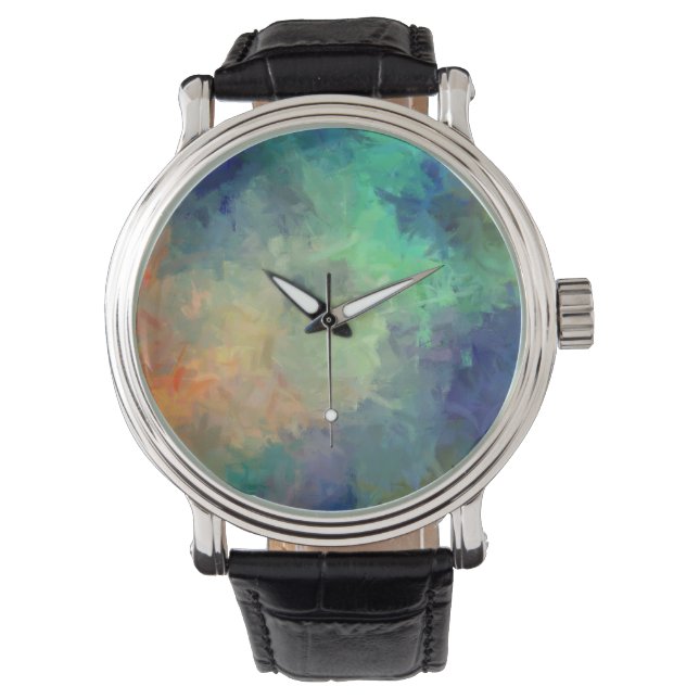 Abstract Colorful Painting #5 Watch (Front)