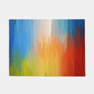Abstract Colorful Painting Doormat