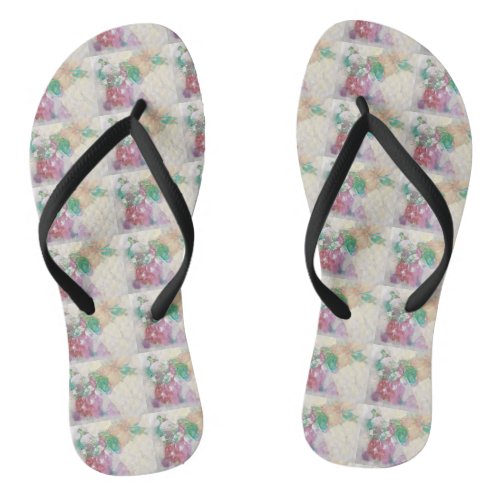 Abstract Colorful Pair of Flip Flops