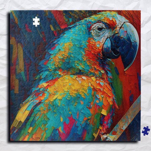 Abstract Colorful Parrot  Jigsaw Puzzle (Creator Uploaded)