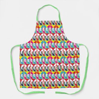 Abstract Colorful Pattern Beautiful Chef