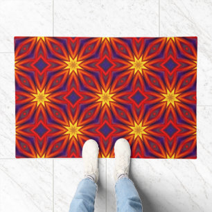 Abstract Colorful Pattern Doormat