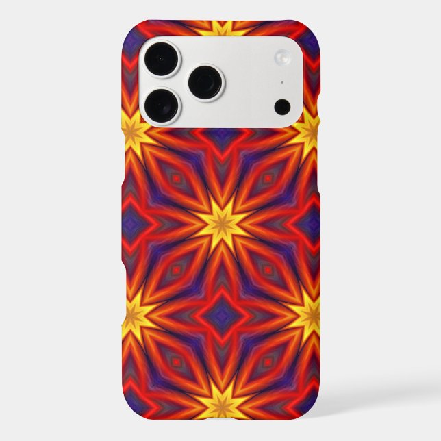 Abstract Colorful Pattern iPhone Case (Back)
