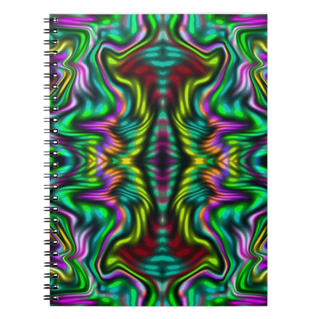 Abstract colorful pattern. notebook (Front)