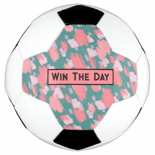 Abstract Colorful Pattern Soccer Ball