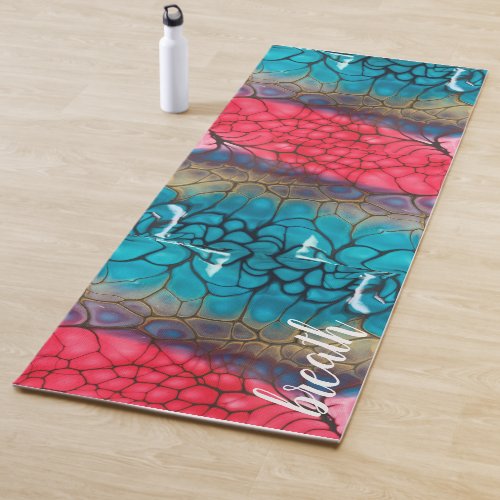 Abstract Colorful Personlized Yoga Mat