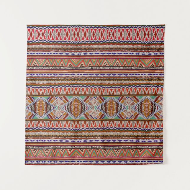 Abstract Colorful: Seamless Pattern Background. Tapestry (Front)