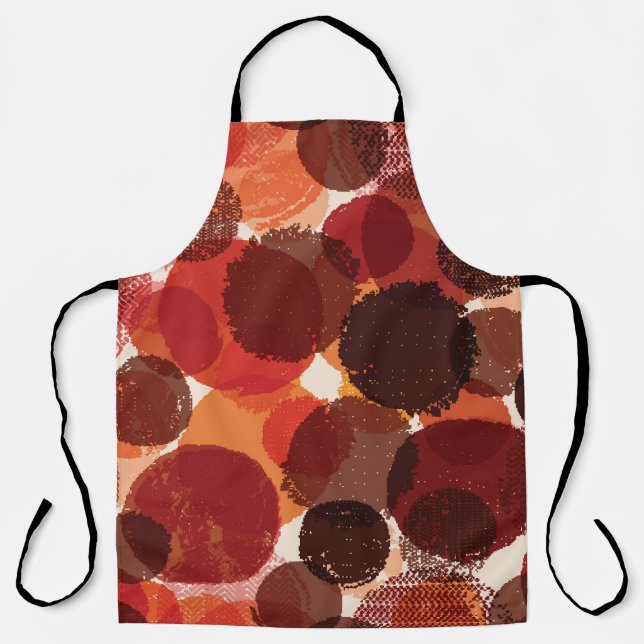 Abstract Colorful Seamless Patterns Collection Apron (Front)