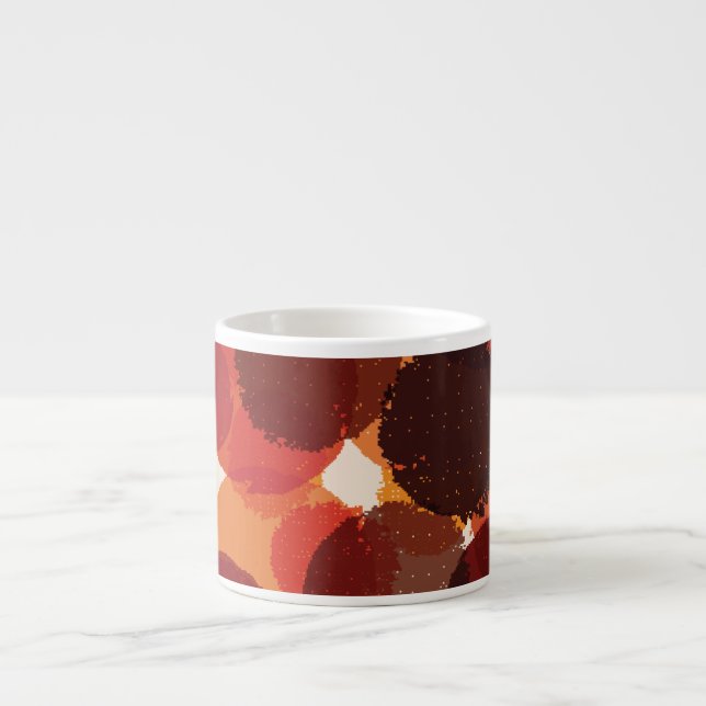 Abstract Colorful Seamless Patterns Collection Espresso Cup (Front)