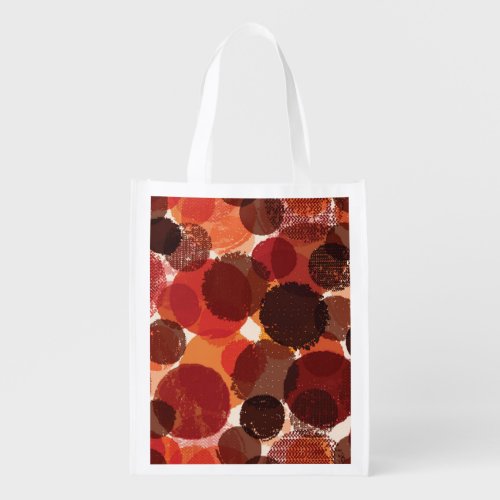 Abstract Colorful Seamless Patterns Collection Grocery Bag