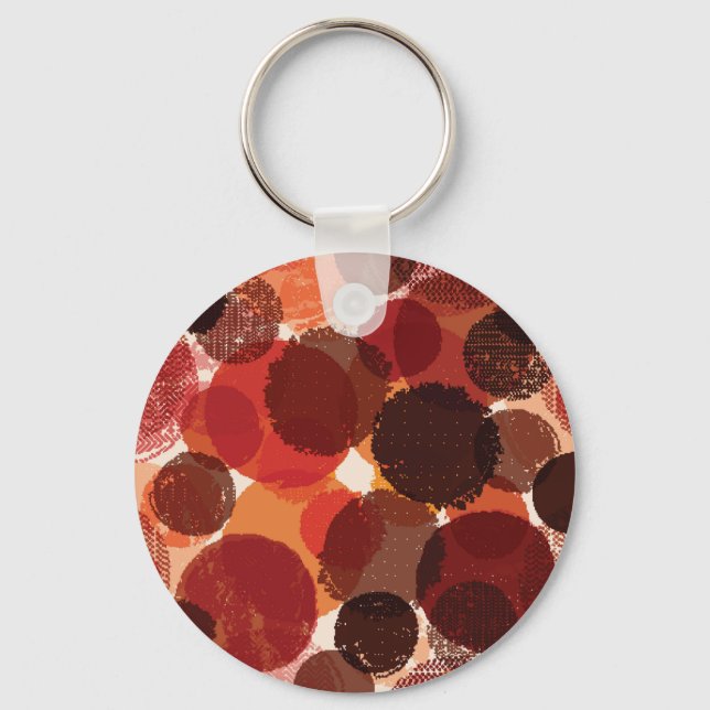 Abstract Colorful Seamless Patterns Collection Keychain (Front)