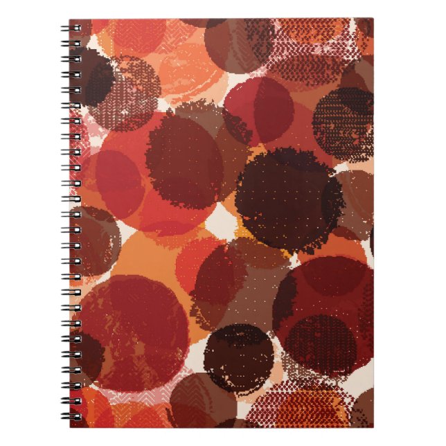 Abstract Colorful Seamless Patterns Collection Notebook (Front)