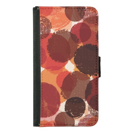 Abstract Colorful Seamless Patterns Collection Samsung Galaxy S5 Wallet Case
