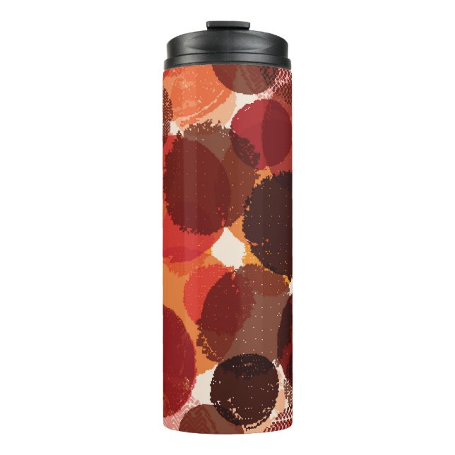 Abstract Colorful Seamless Patterns Collection Thermal Tumbler (Front)