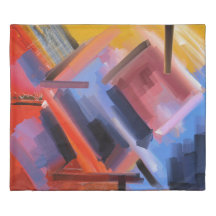 Abstract Colorful Shades Contemporary Art