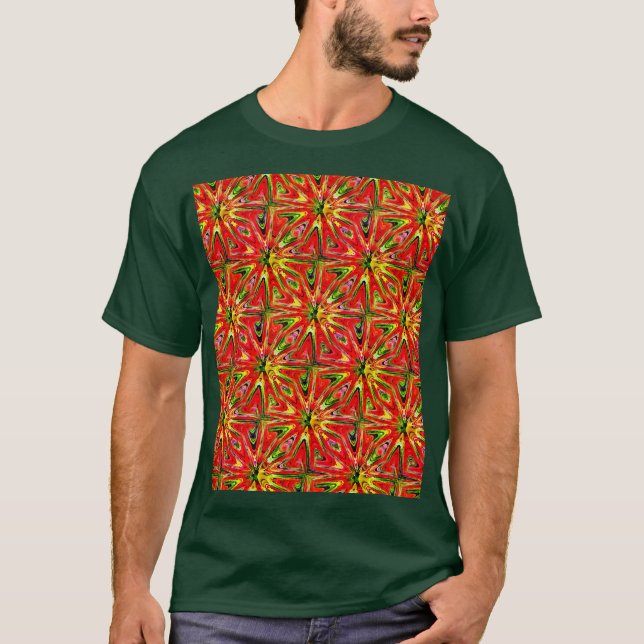 Abstract Colorful Shapes T-Shirt (Front)