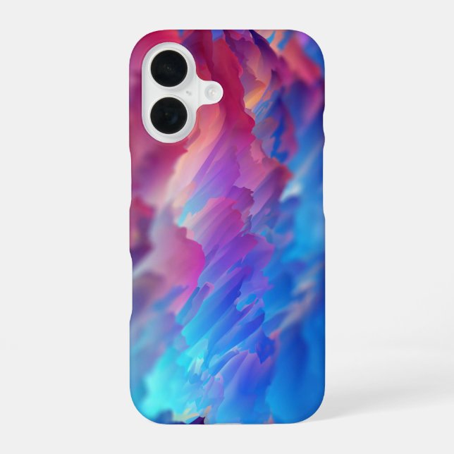 Abstract Colorful Spikes_iphone case  (Back)