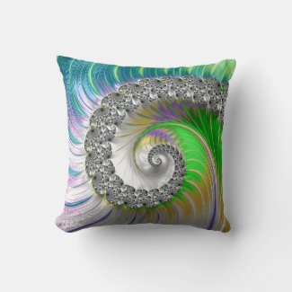 Abstract Colorful Spiral Fractal