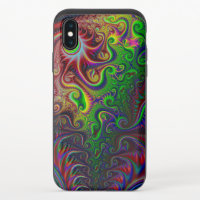 Abstract Colorful Spiral Pattern