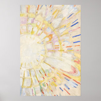 Abstract Colorful Sunshine Art Poster