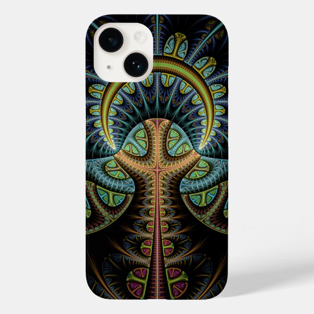 Abstract Colorful Tree of Life Case-Mate iPhone Case (Back)