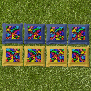 Abstract Colorful Twirl / Cornhole Bags