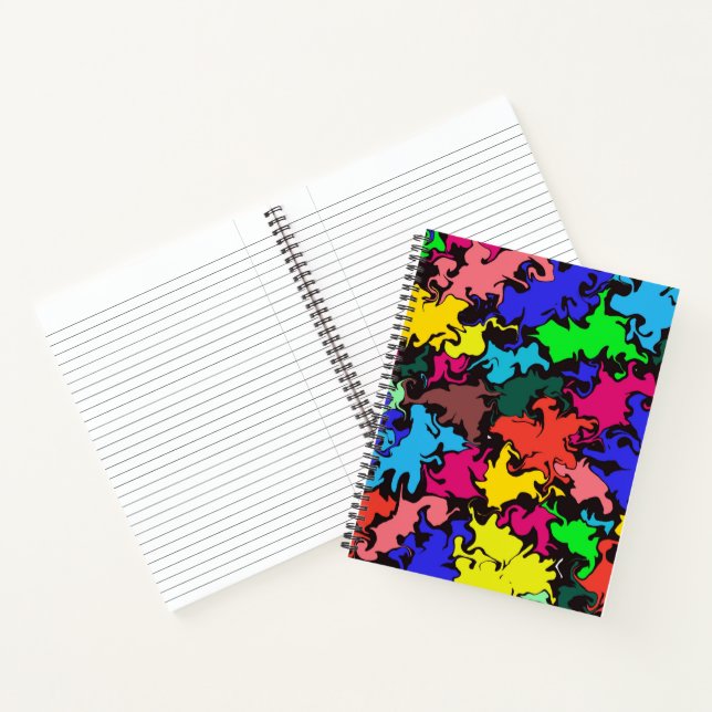 Abstract Colorful Twirl / Journal  (Inside)