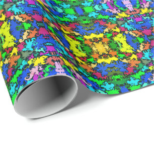 Abstract Colorful Twirl / Mirror / Greenleaf / Wrapping Paper