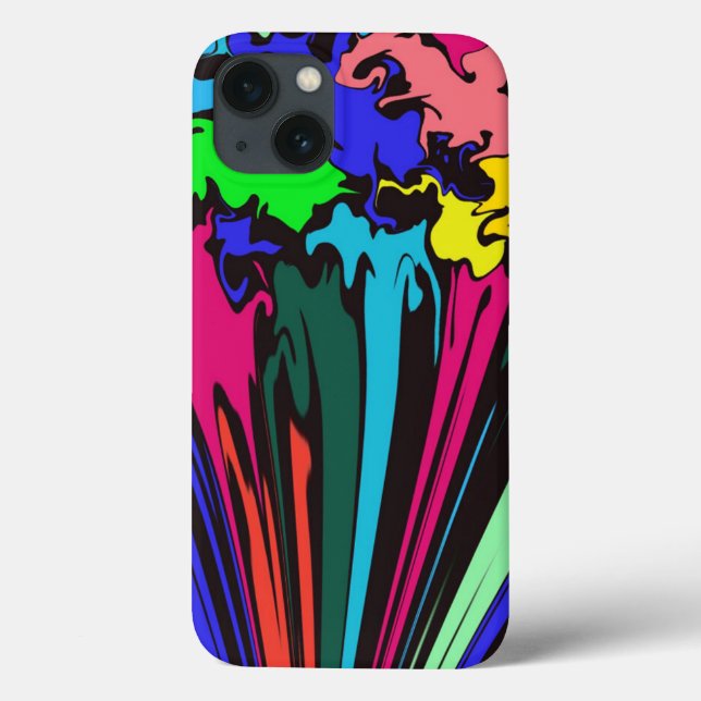 Abstract Colorful Twirl / Pinched / Case-Mate iPhone Case (Back)