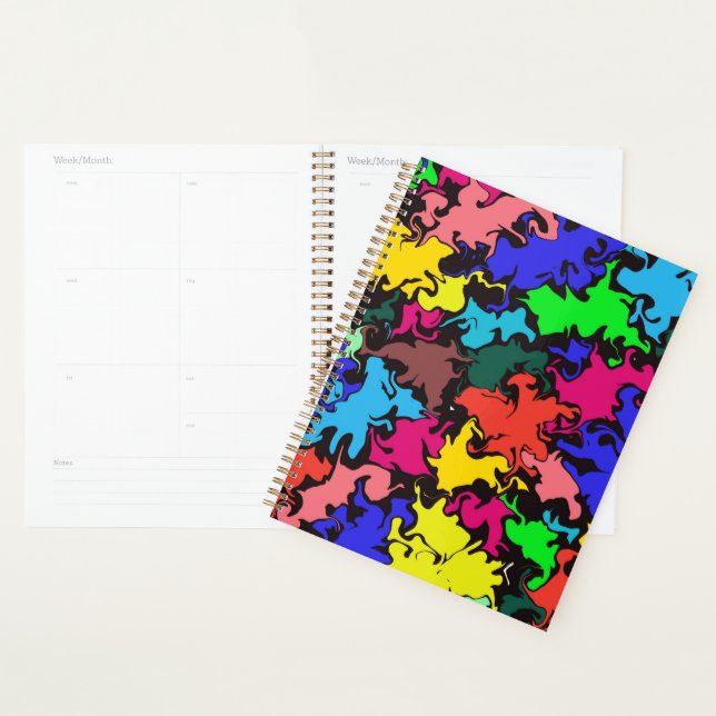 Abstract Colorful Twirl /  Planner (Display)