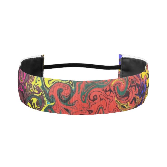 Abstract Colorful Twirlers /  Athletic Headband (Front)