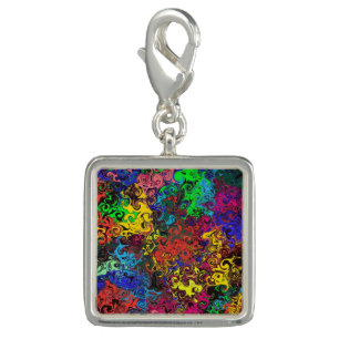Abstract Colorful Twirlers / Charm