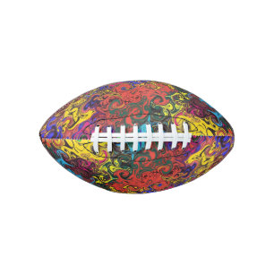 Abstract Colorful Twirlers / Football