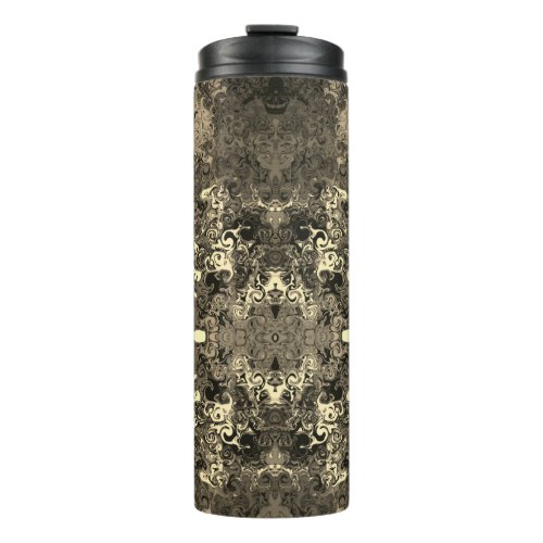 Abstract Colorful Twirlers  Mirror  Sepia   Thermal Tumbler
