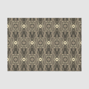Abstract Colorful Twirlers P & P Half Brick Sepia  Tissue Paper
