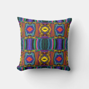 Abstract Colorful Twirlers P & P Mirror / Basic / Throw Pillow