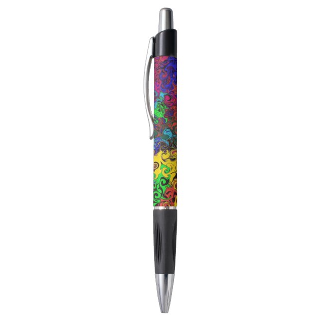 Abstract Colorful Twirlers / Pen (Top (Vertical))