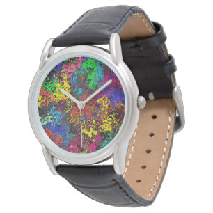 Abstract Colorful Twirlers / Watch